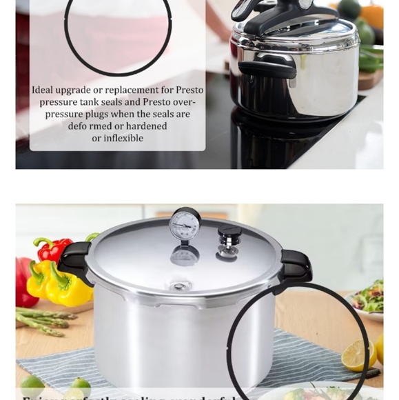 3 For $15 /NWOT Pressure Canner Sealing Ring and for Presto CA16, CA16H, & 21 qt - Picture 14 of 16